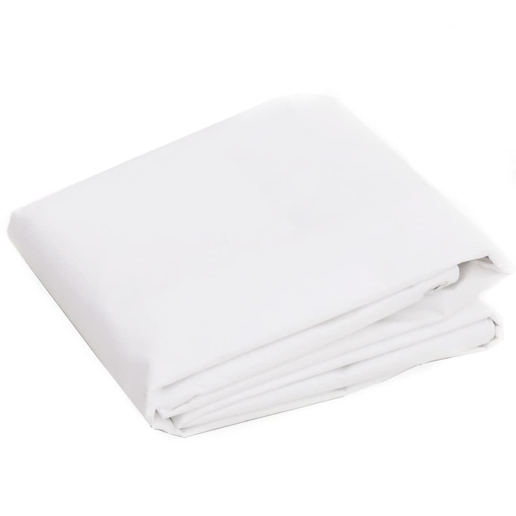 Vidaxl -Gerät Segel 260 g m² 3x5 M HDPE Weiß
