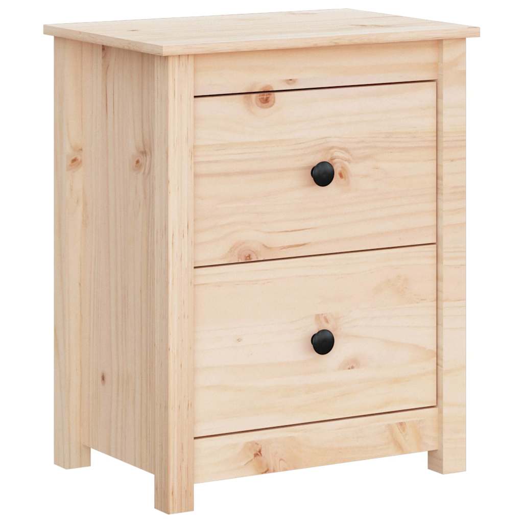 Vidaxl nachtkastje 50x35x61,5 cm massief grenenhout