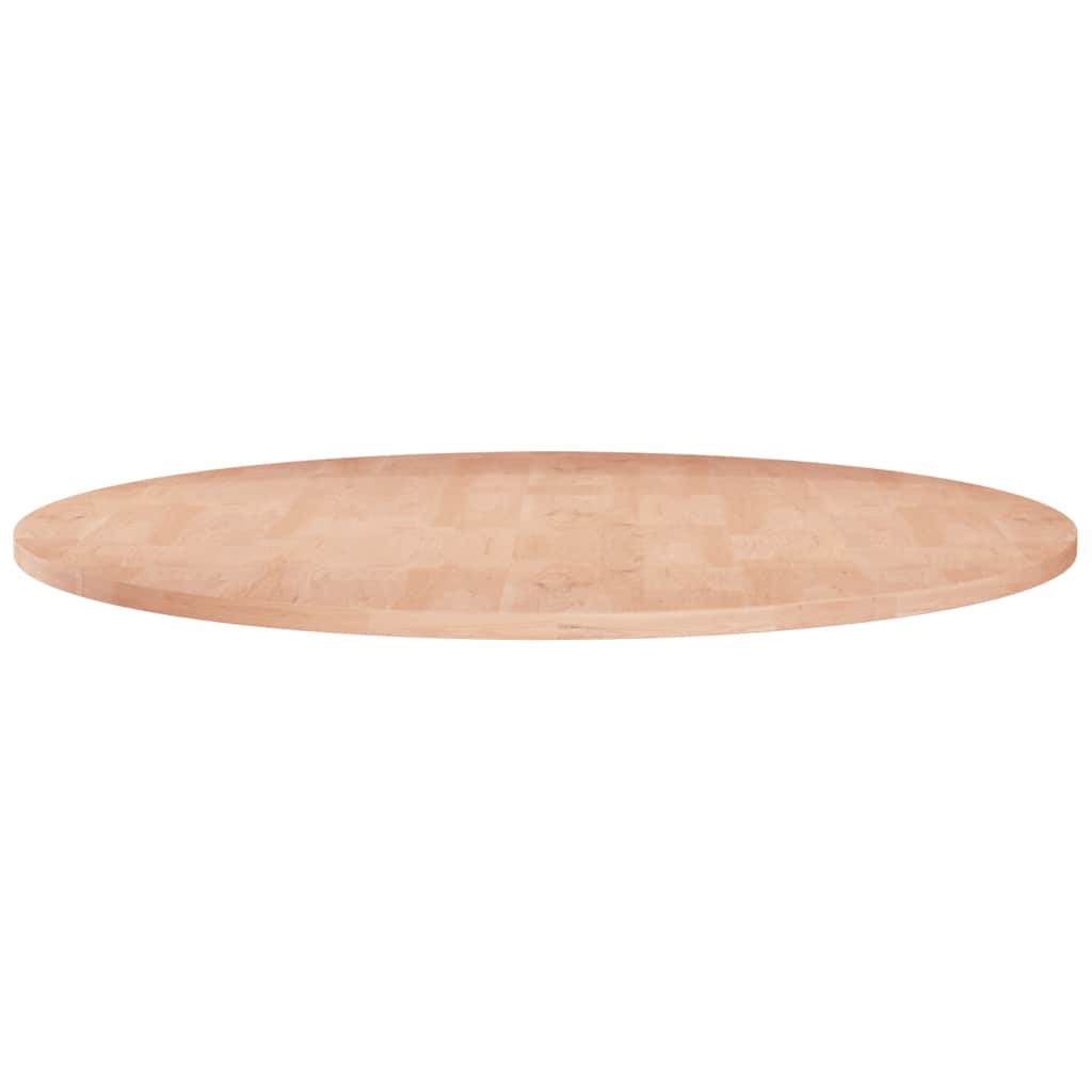 Vidaxl tafelblad rond ø80x1,5 cm onbehandeld massief eikenhout