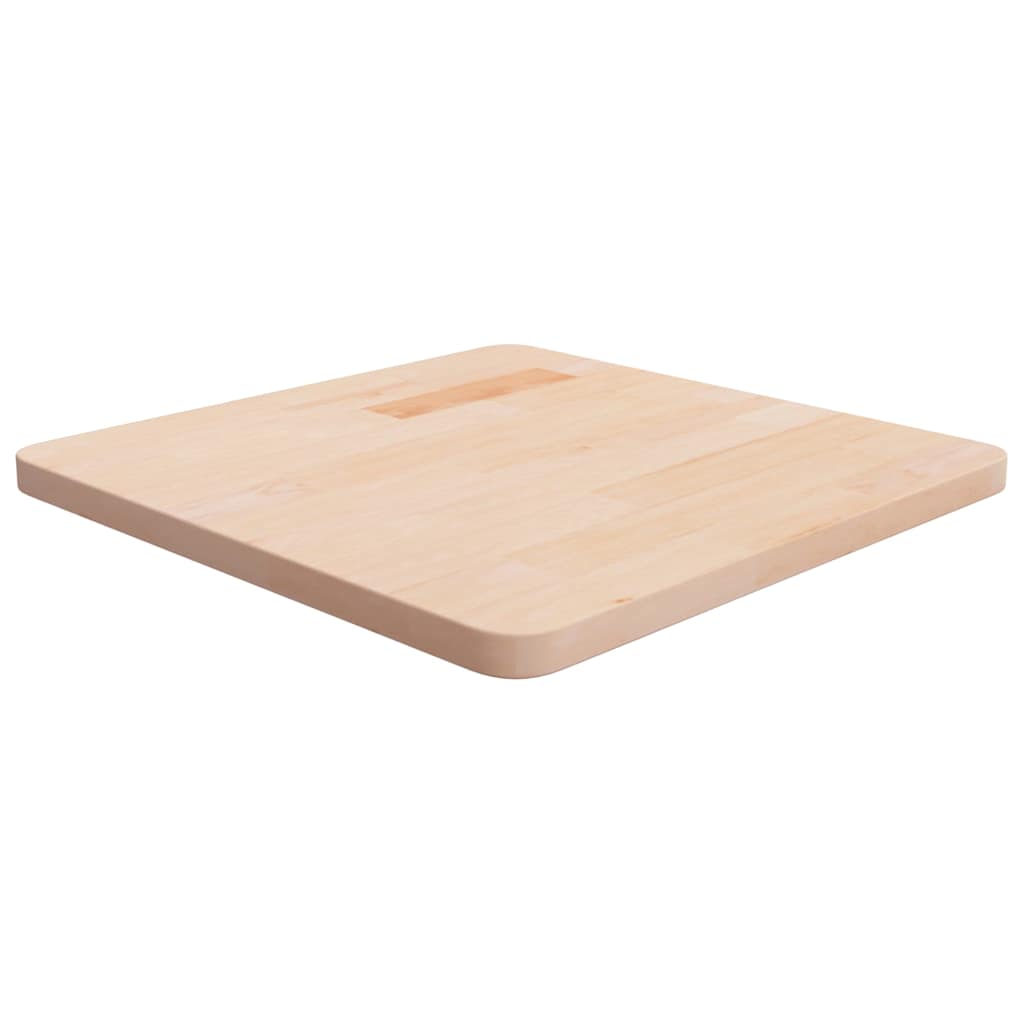 Vidaxl tafelblad vierkant 50x50x2,5 cm onbehandeld massief eikenhout