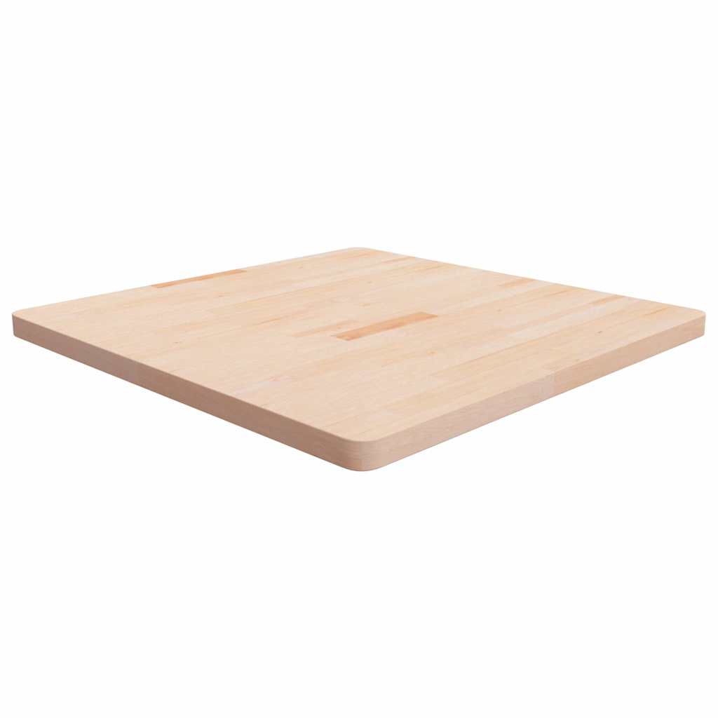 Vidaxl tafelblad vierkant 90x90x4 cm onbehandeld massief eikenhout