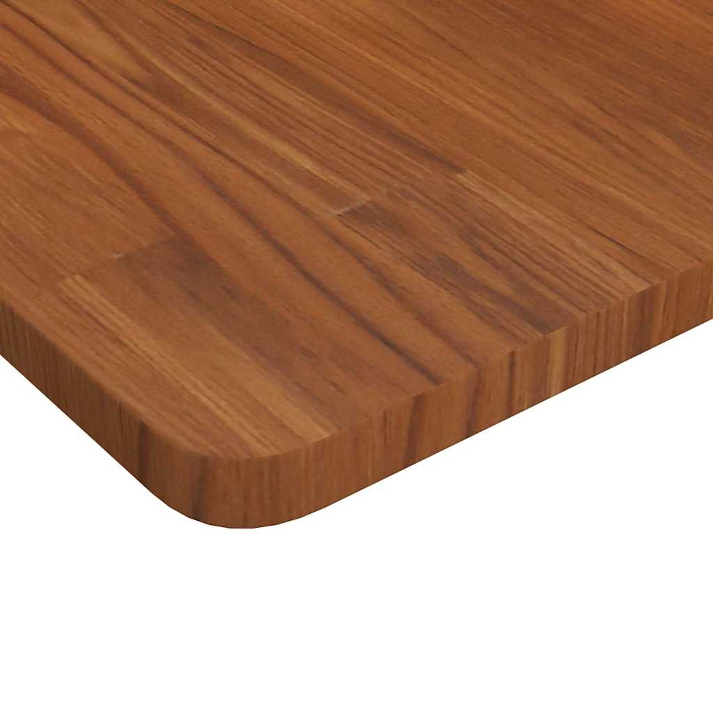 Vidaxl tafelblad vierkant 50x50x2,5cm behandeld eiken donkerbruin