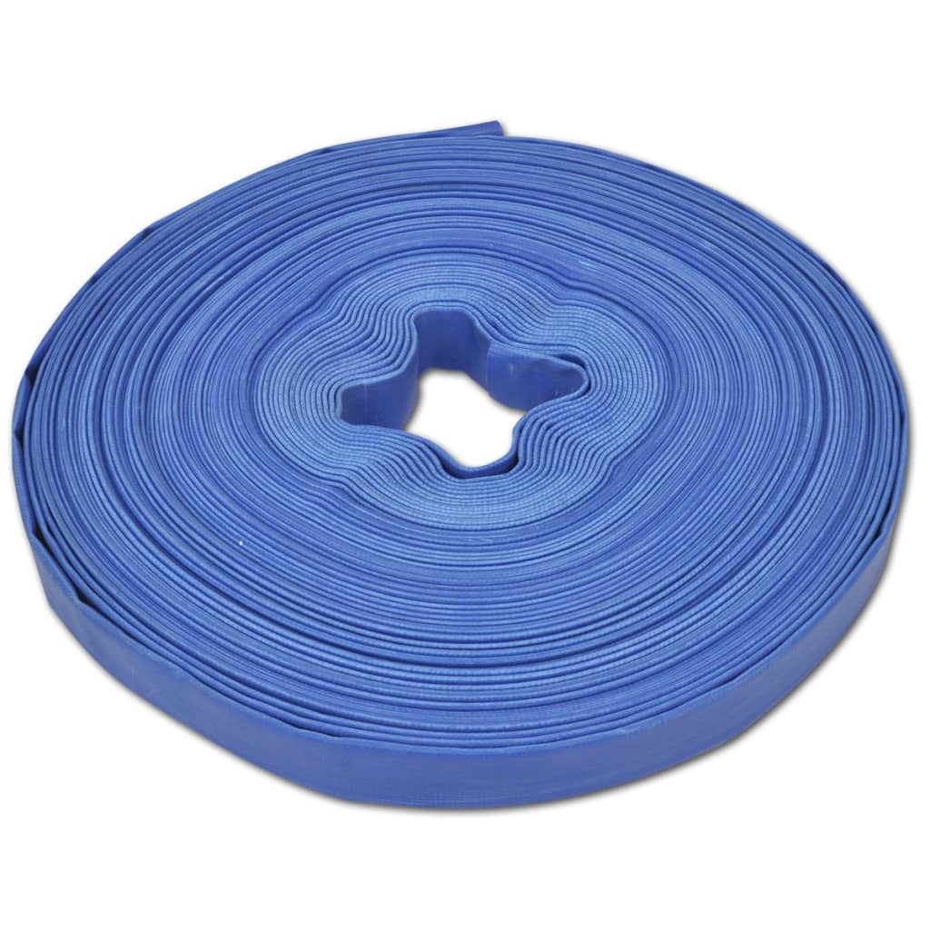 Vidaxl Schlauch flach 1 '' 100 m PVC