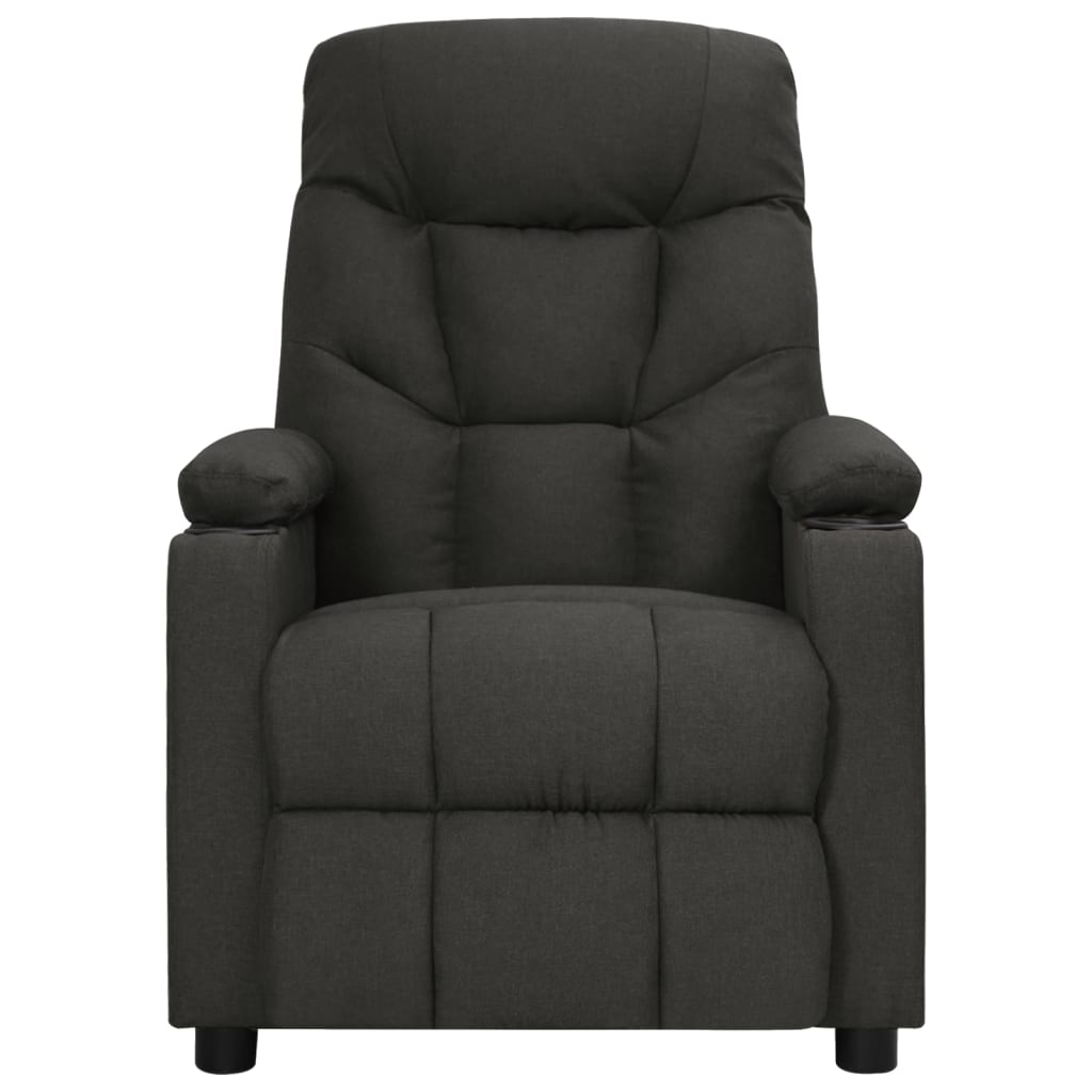 Vidaxl massagestoel elektrisch stof zwart