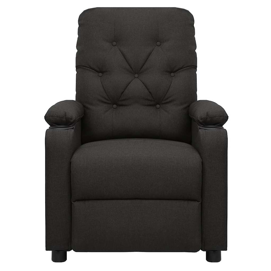 Vidaxl massagestoel elektrisch stof zwart
