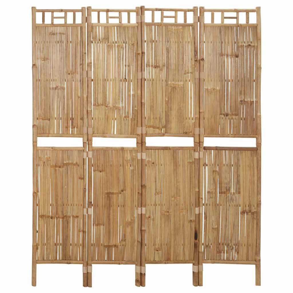 Vidaxl kamerscherm met 4 panelen 160x180 cm bamboe