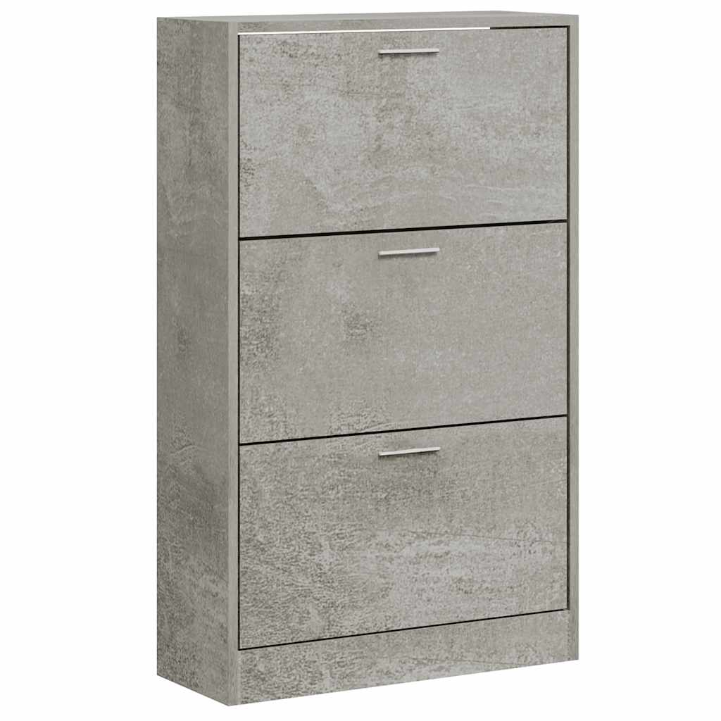 Vidaxx Schuhschrank 63x24x103 cm Holzwerkstoff betongrau