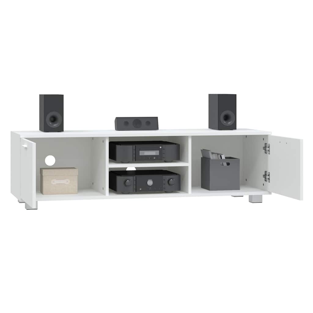 Vidaxl tv-meubel 140x40,5x35 cm bewerkt hout wit