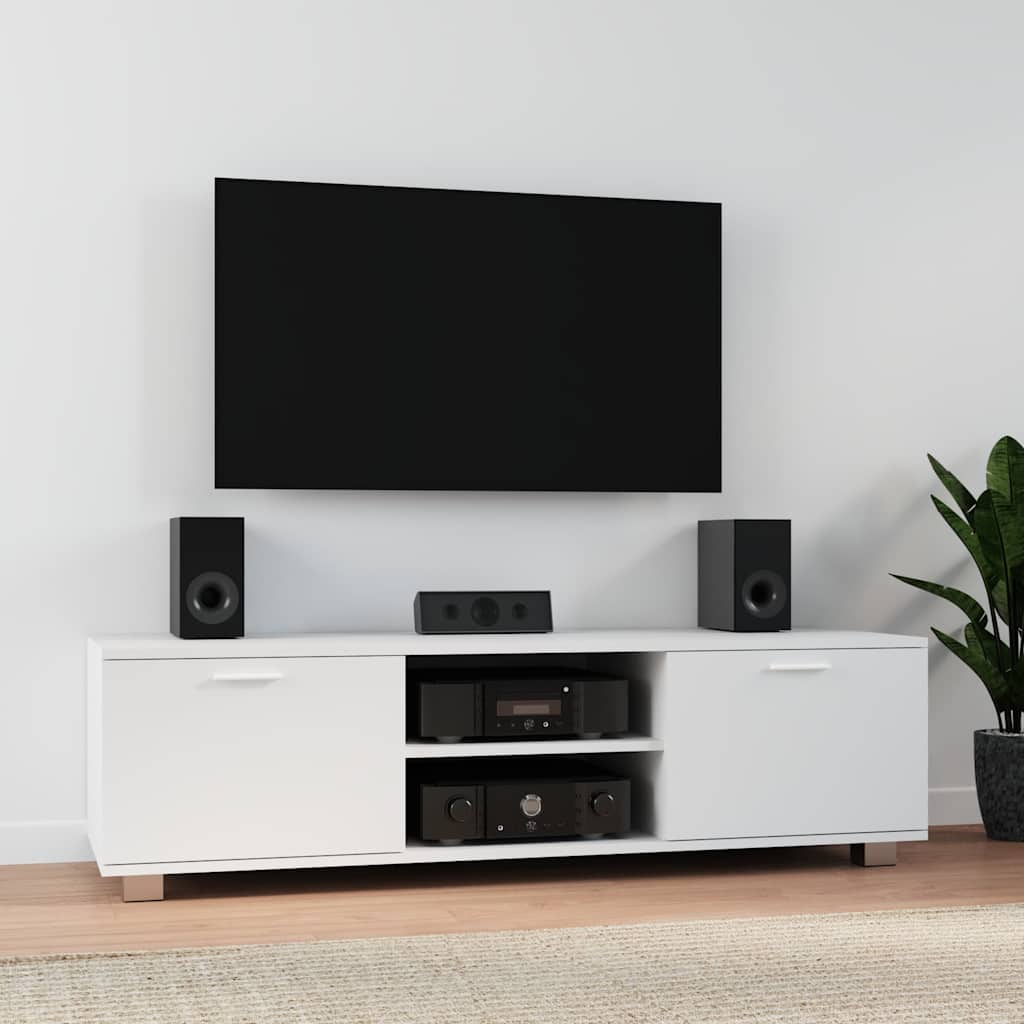 Vidaxl tv-meubel 140x40,5x35 cm bewerkt hout wit