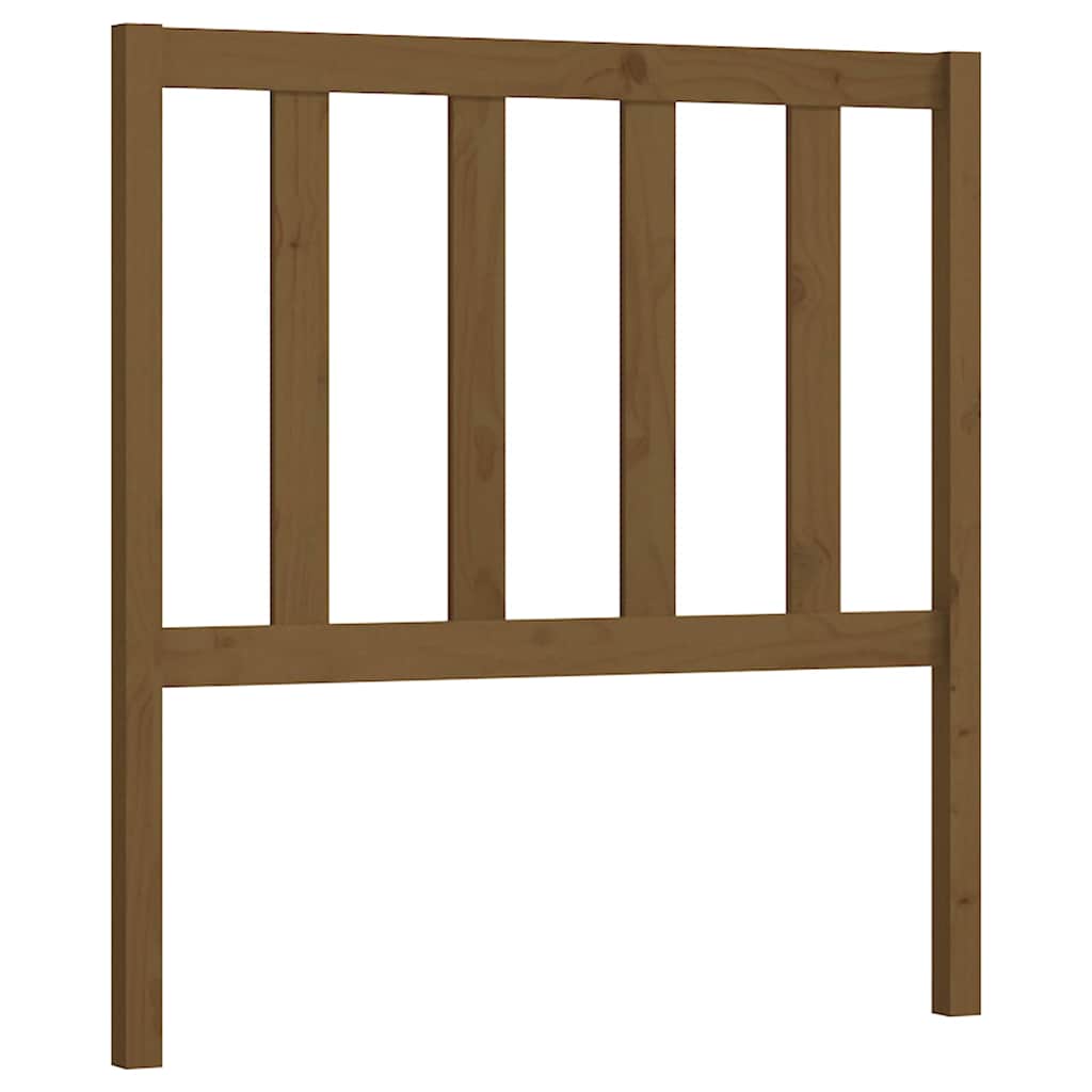 Vidaxl hoofdbord 106x4x100 cm massief grenenhout honingbruin