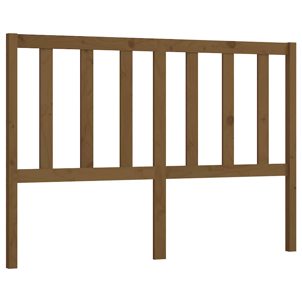 Vidaxl hoofdbord 156x4x100 cm massief grenenhout honingbruin
