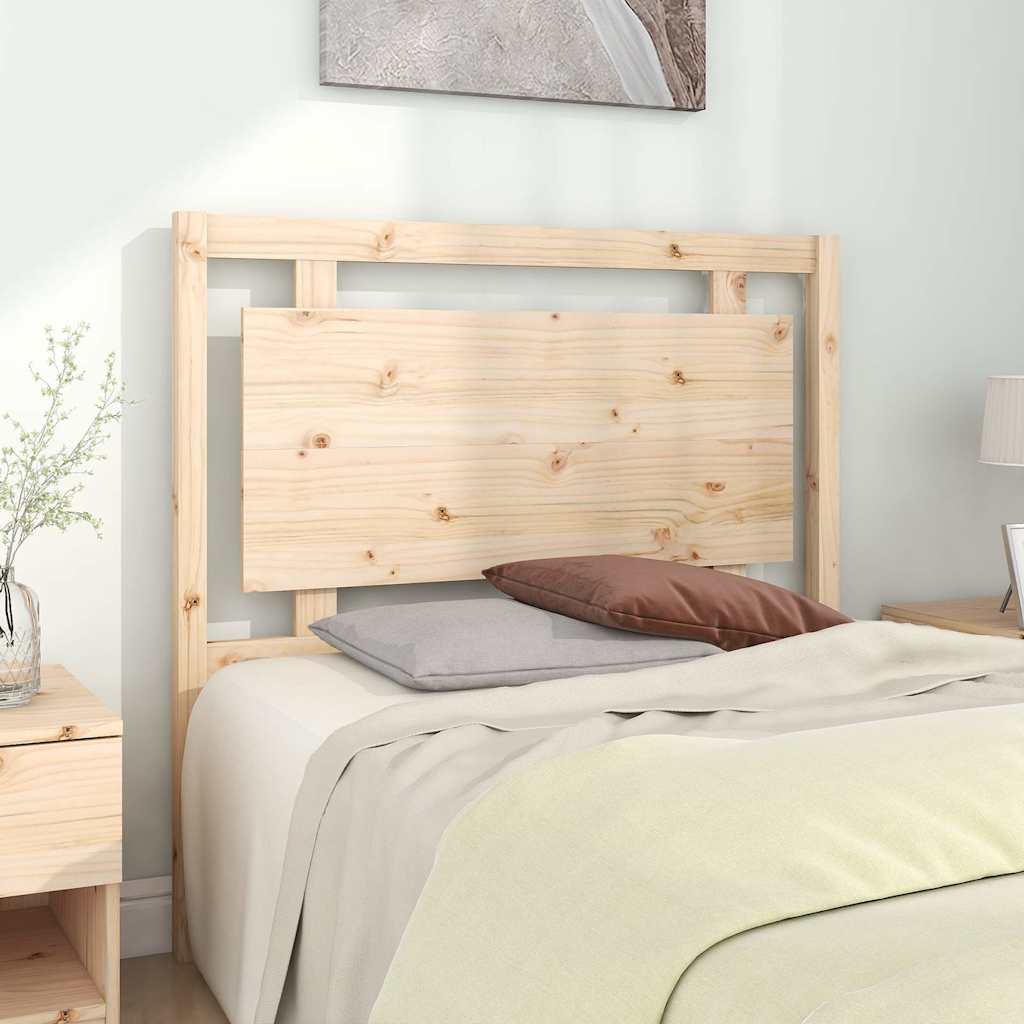 Vidaxl hoofdbord 105,5x4x100 cm massief grenenhout