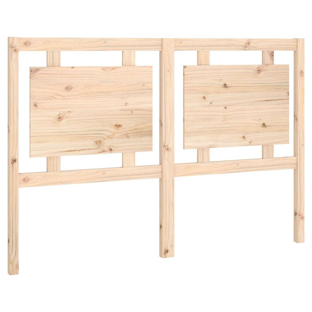 Vidaxl hoofdbord 145,5x4x100 cm massief grenenhout