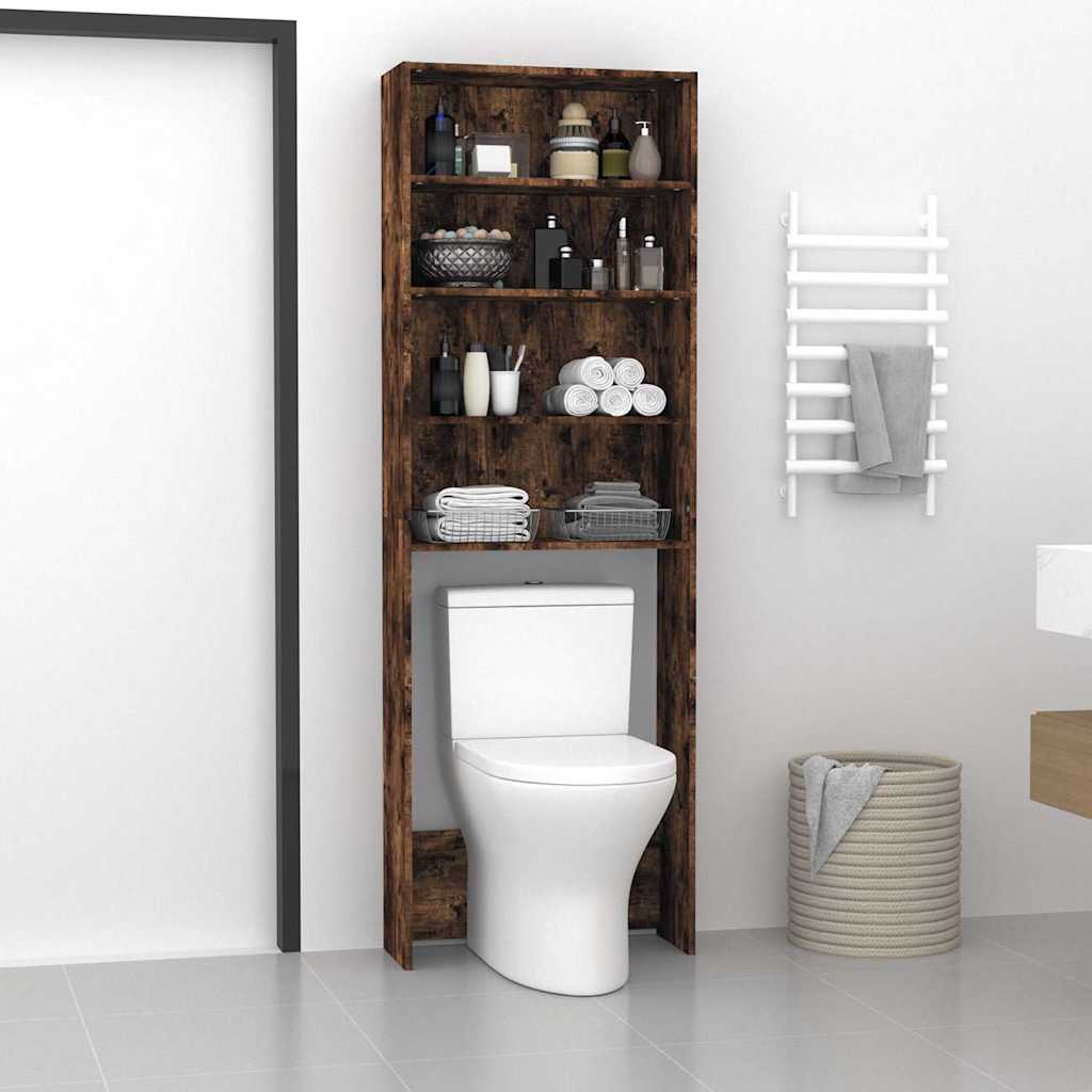 Vidaxx Waschmaschinenschrank 64x24x190 cm Räuchereiche