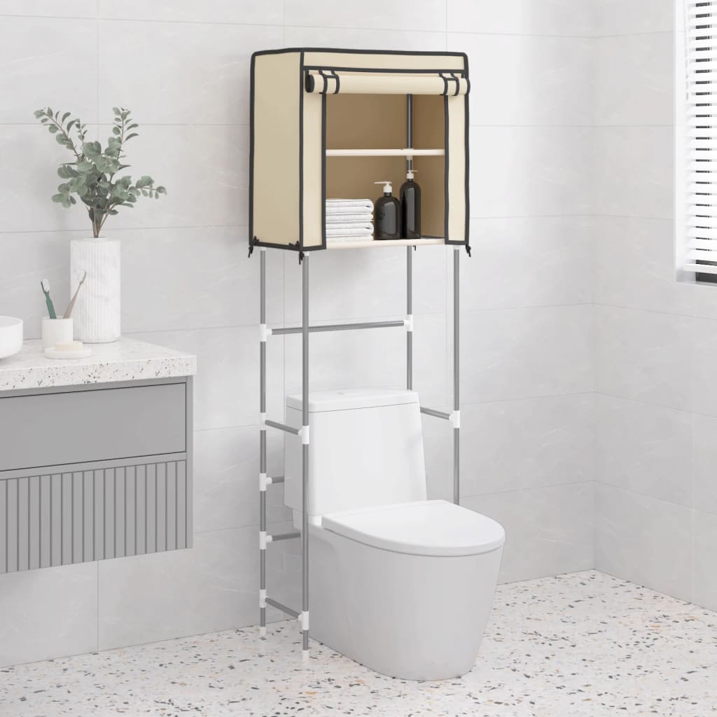 Vidaxl Toilett 2-Schicht 56x30x170 cm Eisen-cremefarben