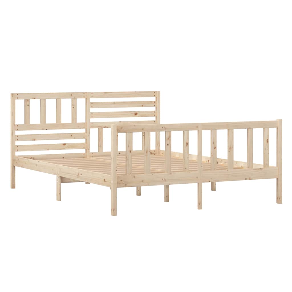 Vidaxl bedframe massief hout 120x190 cm