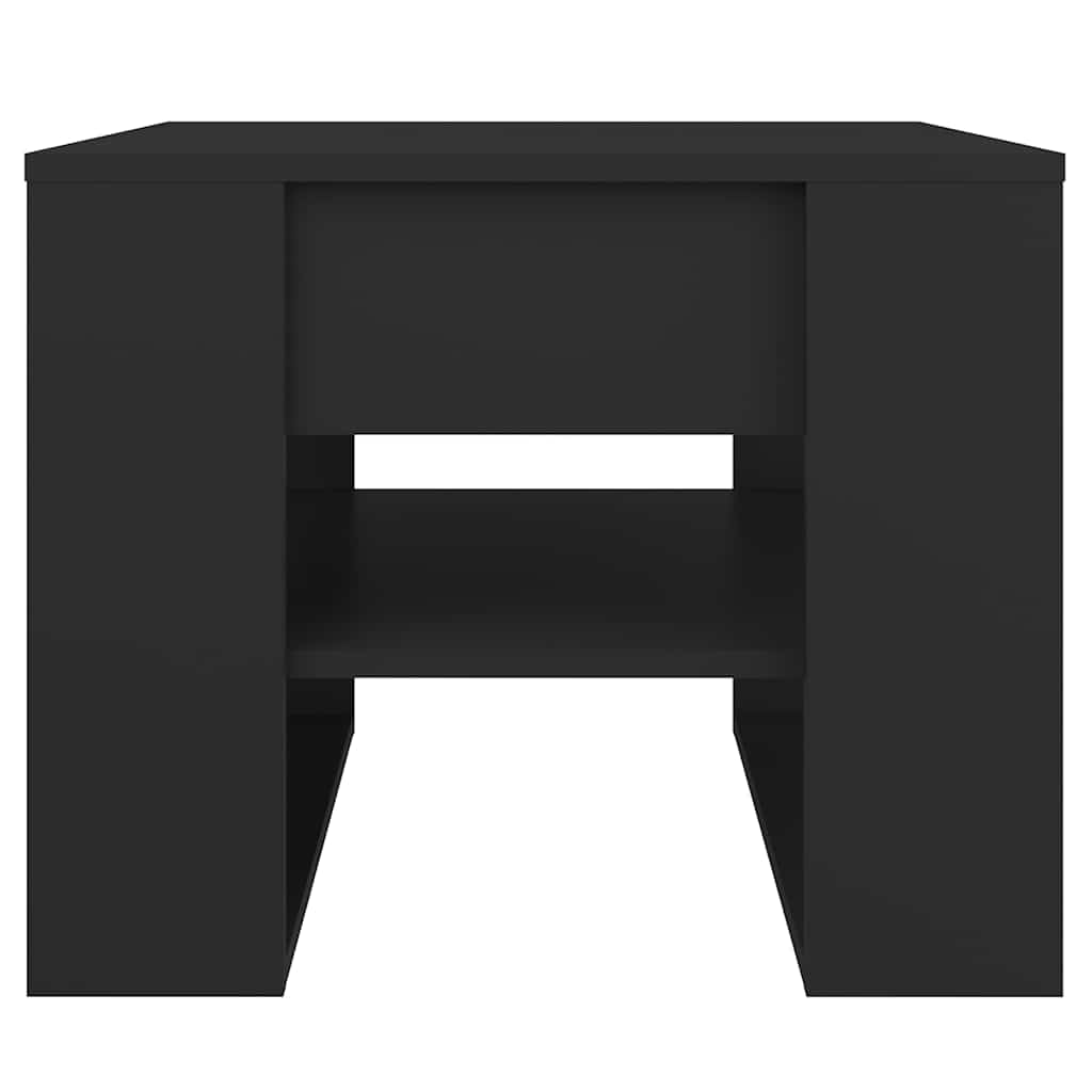 Vidaxl salontafel 55,5x55x45 cm bewerkt hout zwart