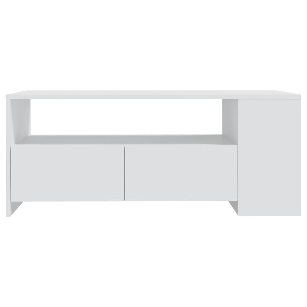 Vidaxl salontafel 102x55x42 cm bewerkt hout zwart