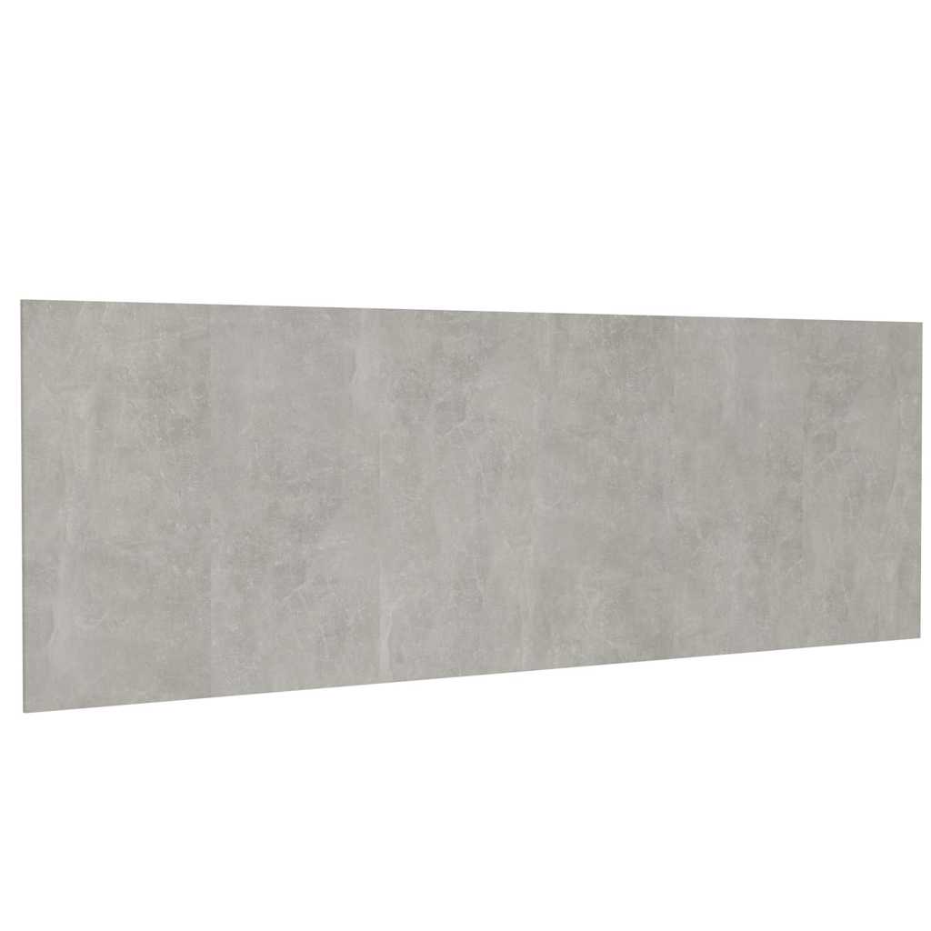 Vidaxl hoofdbord wandmodel 240x1,5x80 cm bewerkt hout betongrijs