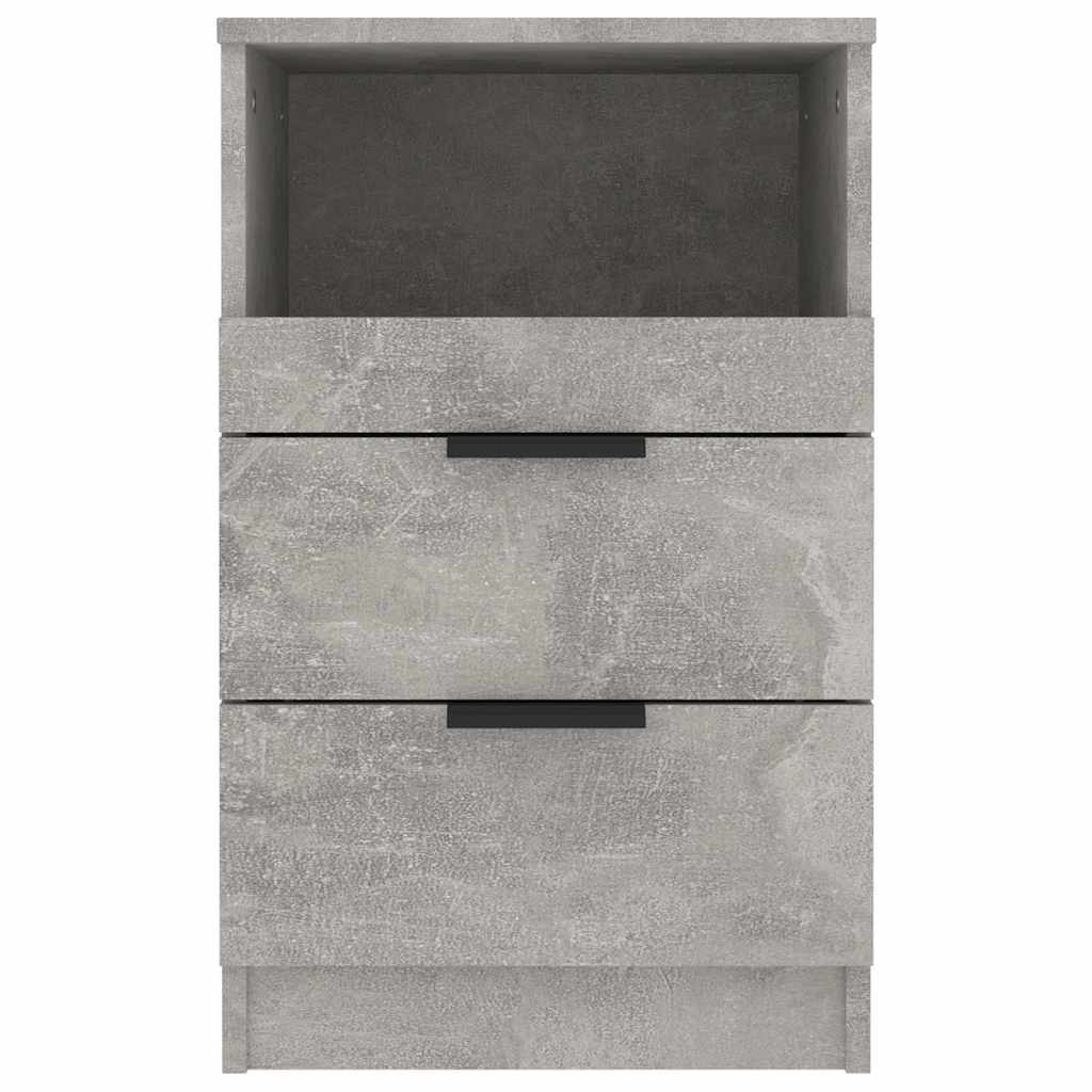 Vidaxl nachtkastje bewerkt hout betongrijs
