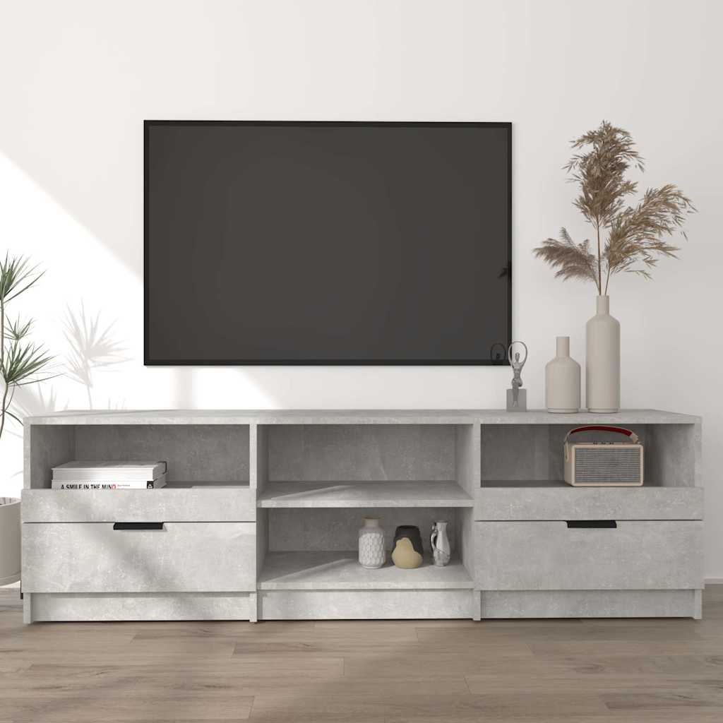 Vidaxl tv-meubel 150x33,5x45 cm bewerkt hout betongrijs