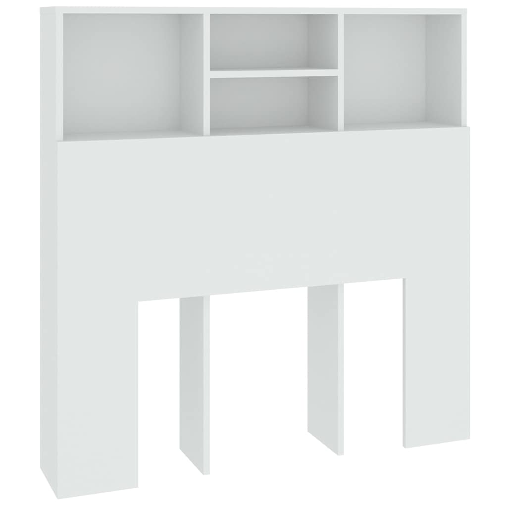 Vidaxl hoofdbordkast 100x19x103,5 cm wit
