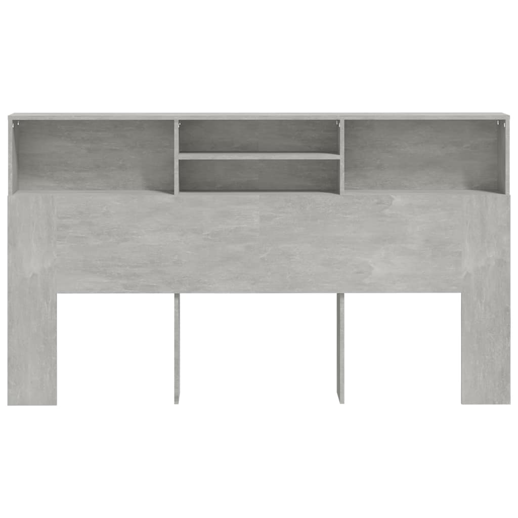 Vidaxl hoofdbordkast 180x19x103,5 cm betongrijs