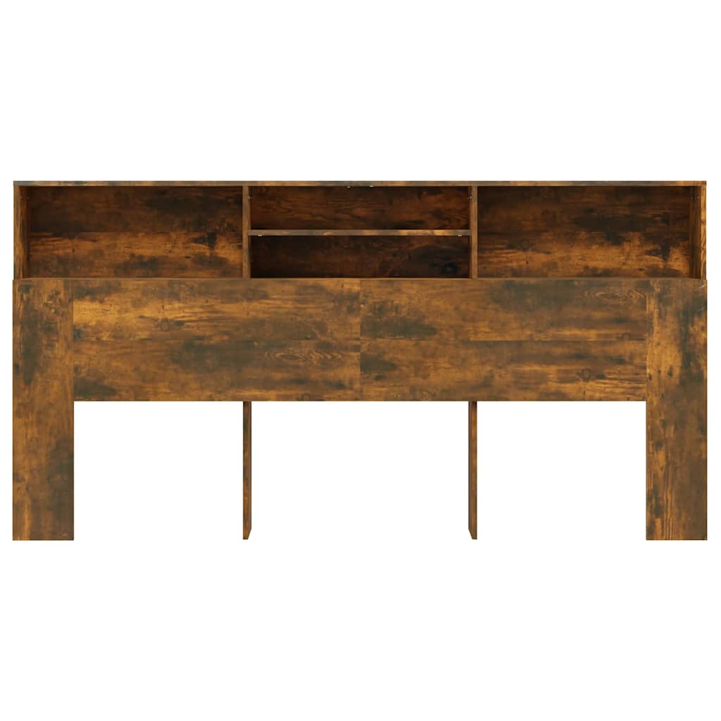 Vidaxl hoofdbordkast 200x19x103,5 cm gerookt eikenkleurig