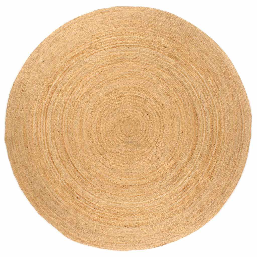 Vidaxl Teppich um 210 cm geflochtene Jute