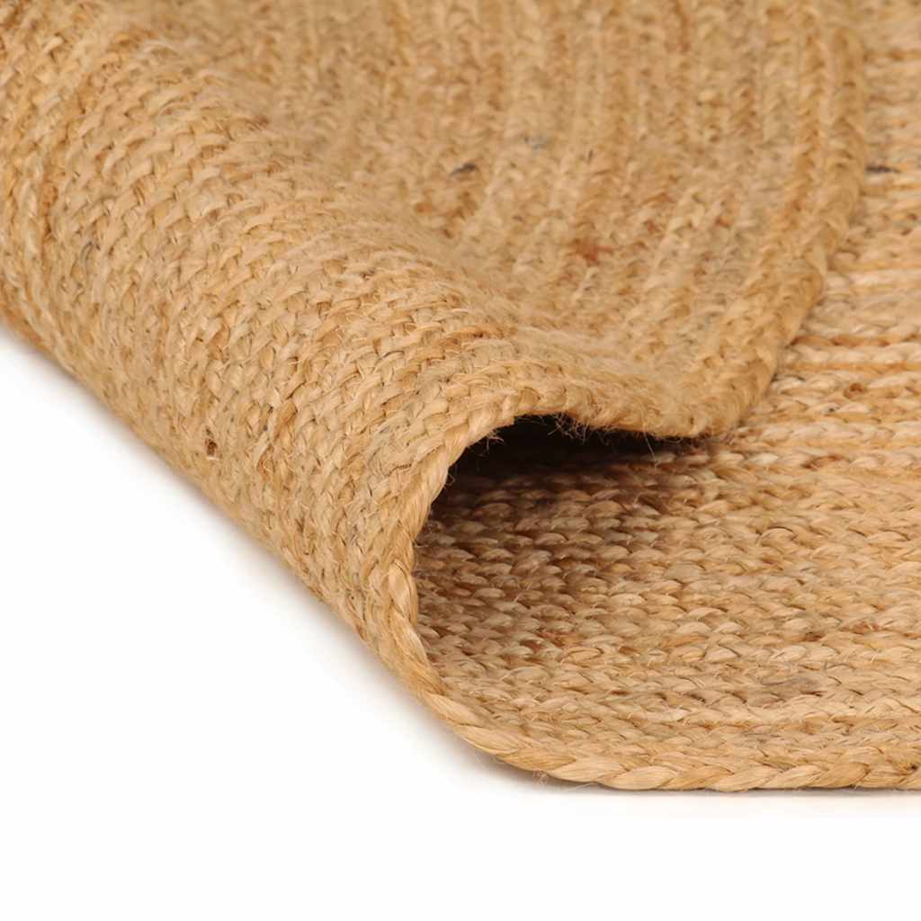 Vidaxl Teppich um 210 cm geflochtene Jute