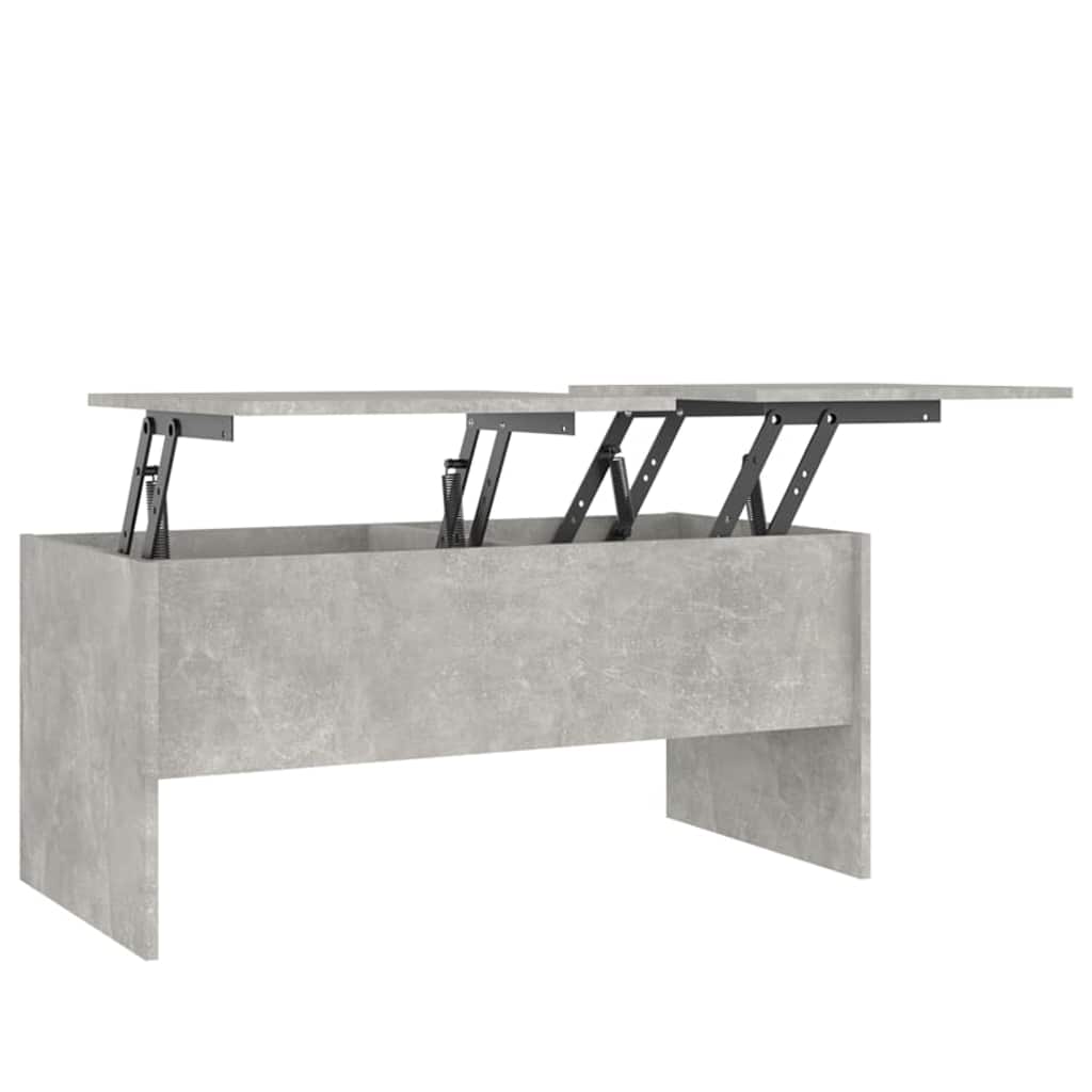 Vidaxl salontafel 102x50,5x46,5 cm bewerkt hout betongrijs