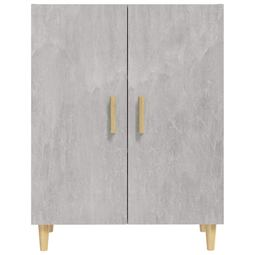 Vidaxl dressoir 70x34x90 cm bewerkt hout betongrijs