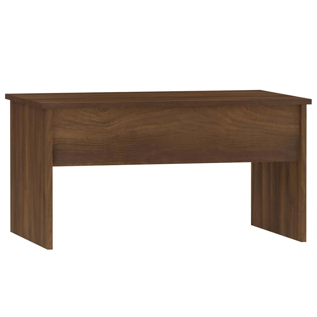 Vidaxl salontafel 80x50,5x41,5 cm bewerkt hout bruin eikenkleur