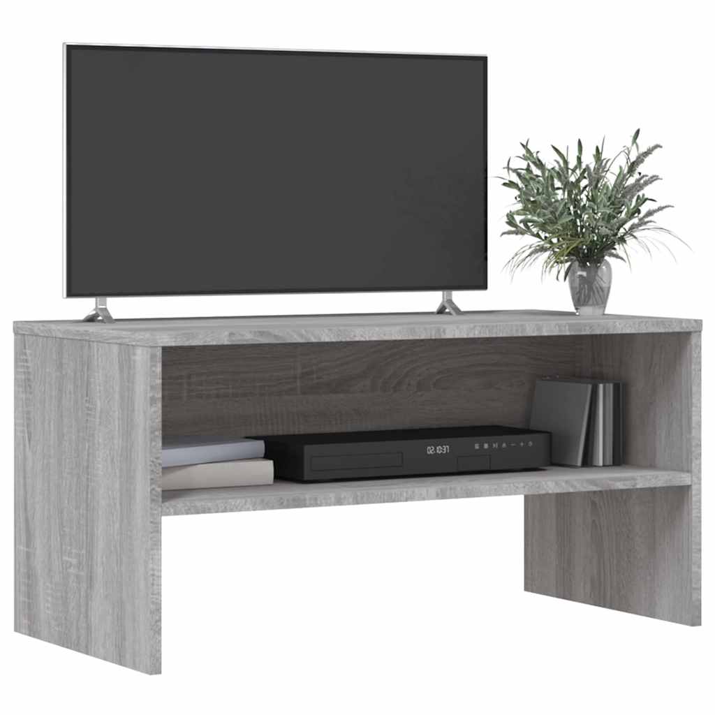 Vidaxl tv-meubel 80x40x40 cm bewerkt hout grijs sonoma eikenkleurig