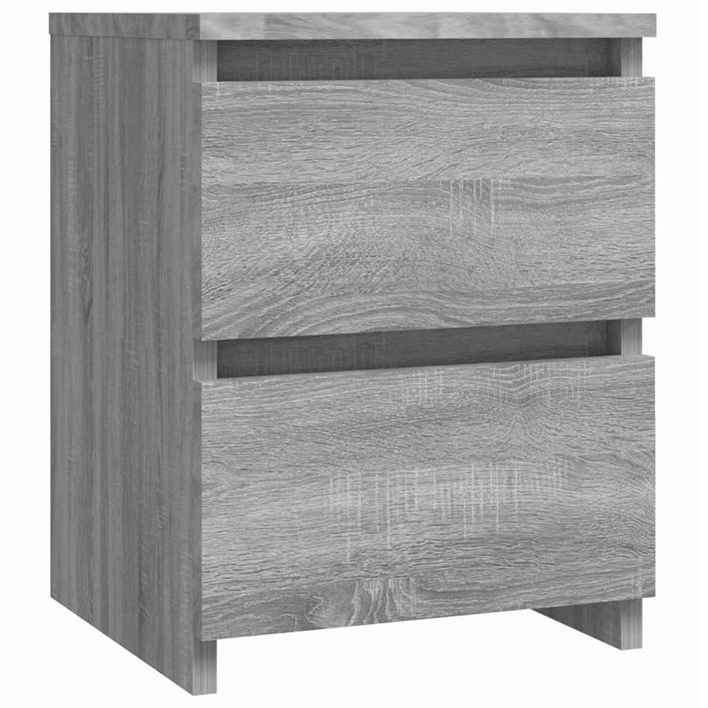 Vidaxl nachtkastje grijs sonoma 30x30x40 cm engineered wood