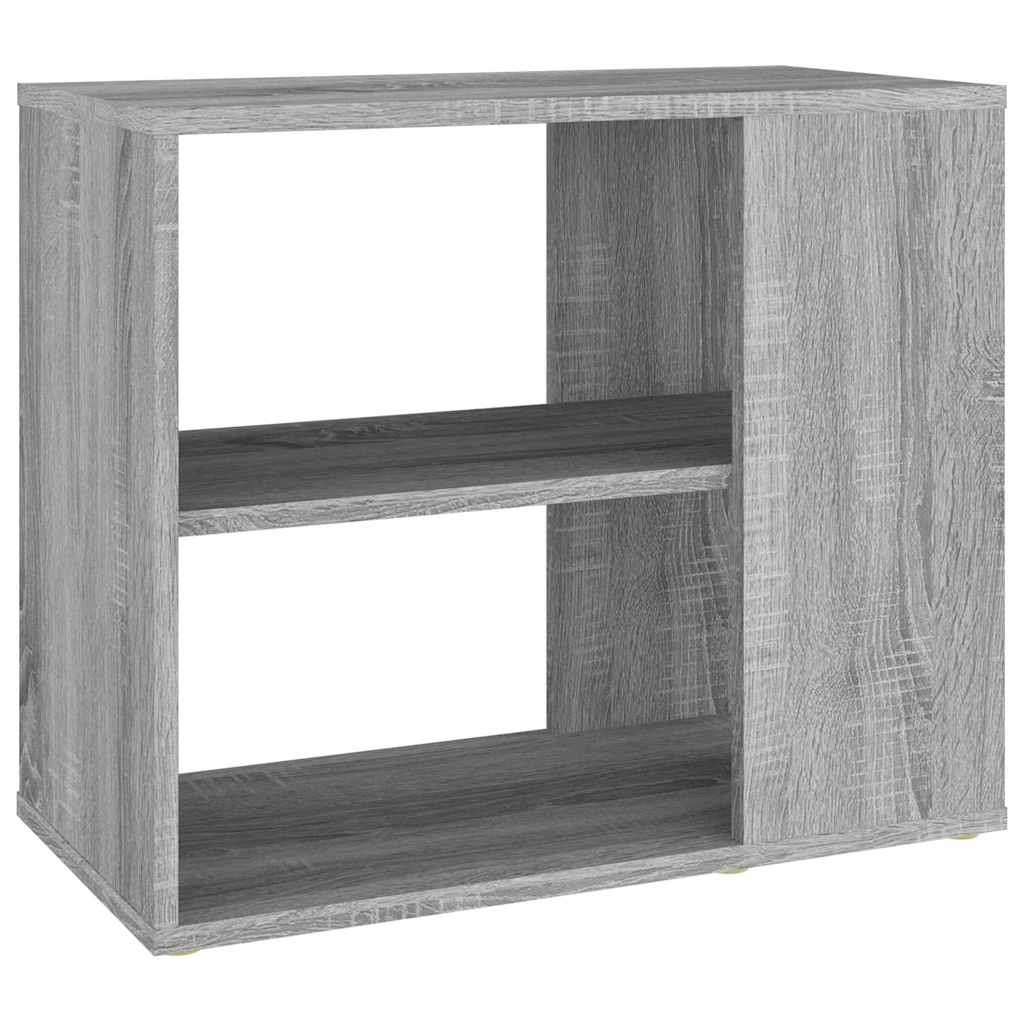 Vidaxl bijzetkast 60x30x50 cm bewerkt hout grijs sonoma eikenkleurig