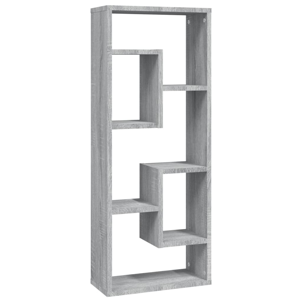 Vidaxl wandschap 36x16x90 cm bewerkt hout grijs sonoma eikenkleurig