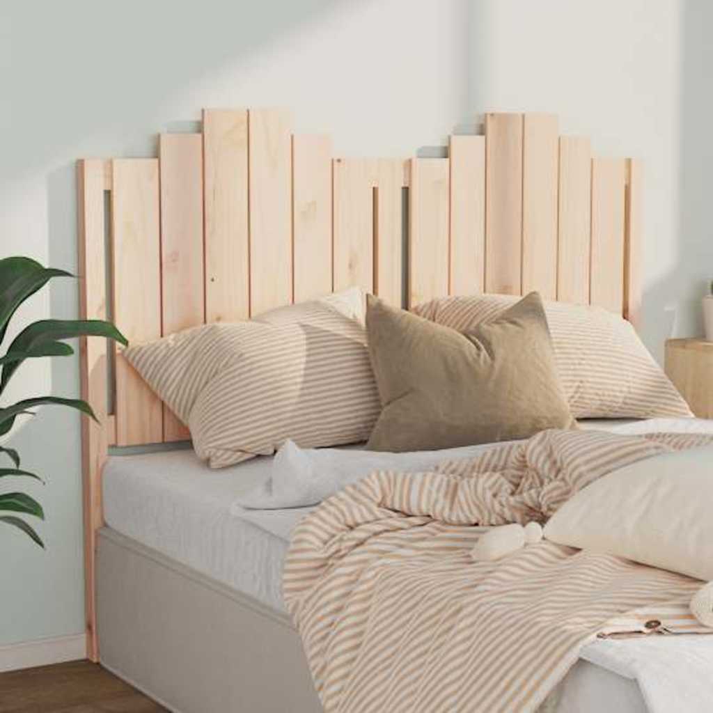 Vidaxl hoofdbord 141x4x110 cm massief grenenhout