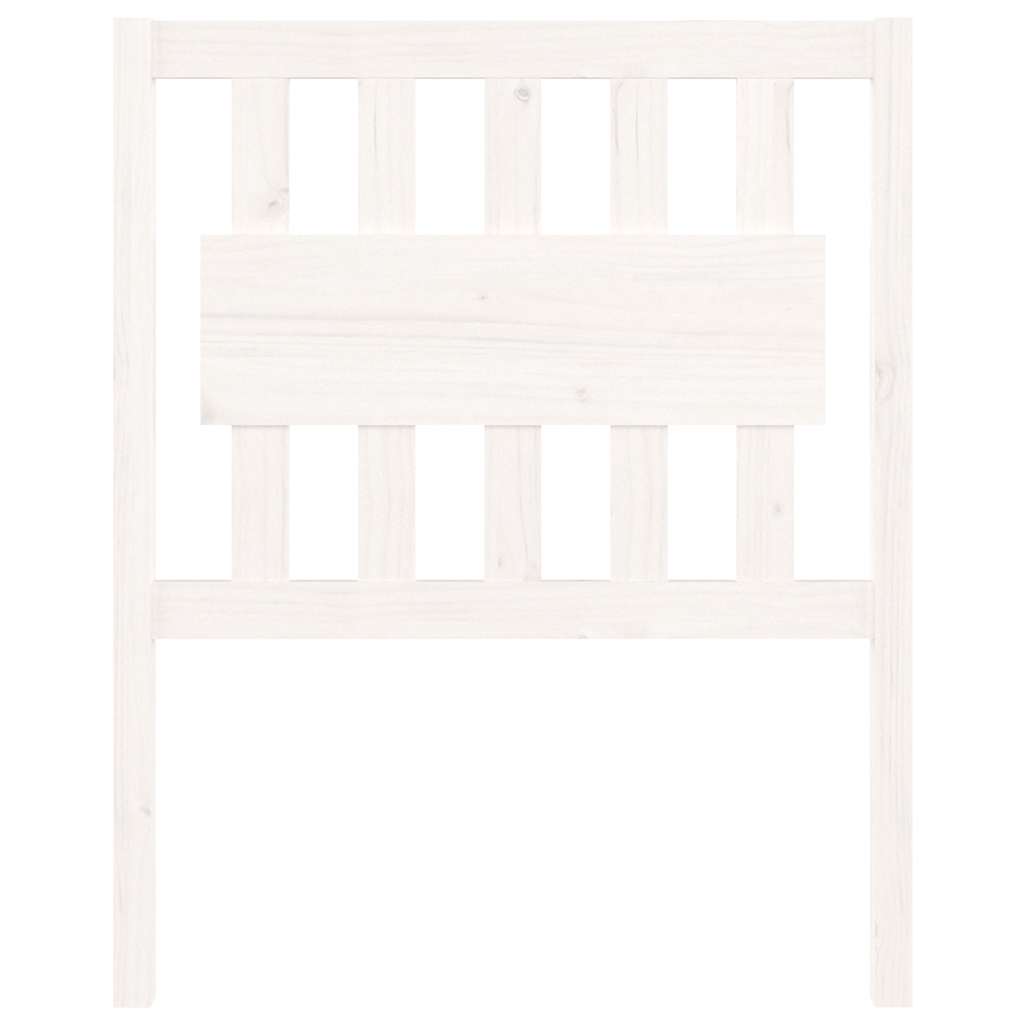 Vidaxl hoofdbord 80,5x4x100 cm massief grenenhout wit