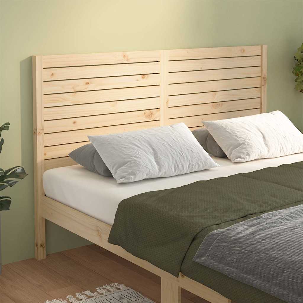 Vidaxl hoofdbord 186x4x100 cm massief grenenhout