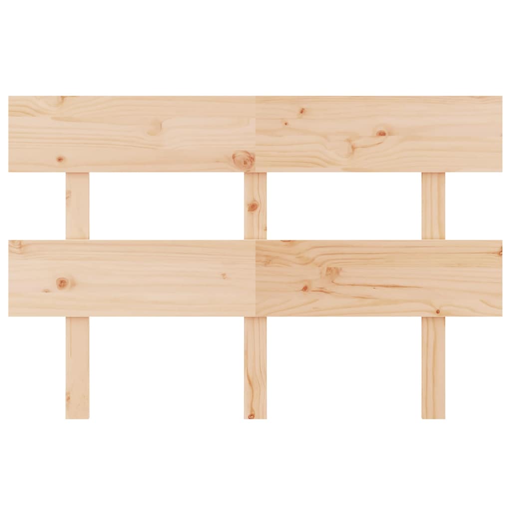 Vidaxl hoofdbord 124x3x81 cm massief grenenhout