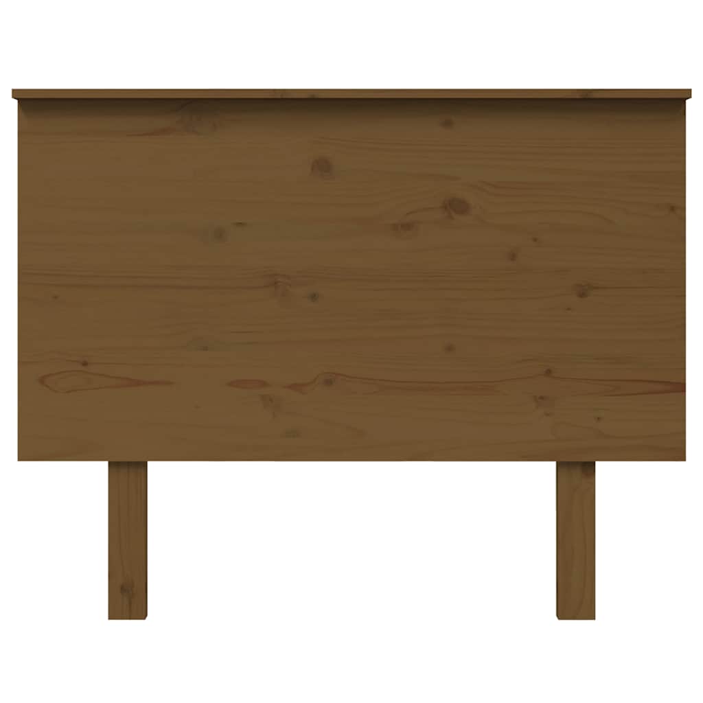 Vidaxl hoofdbord 104x6x82,5 cm massief grenenhout honingbruin