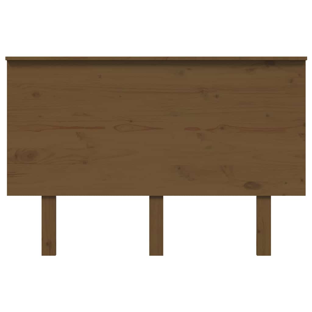 Vidaxl hoofdbord 124x6x82,5 cm massief grenenhout honingbruin