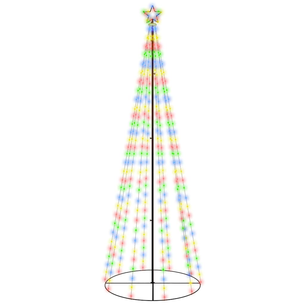 Vidaxl KegelKERSTBOOM 310 LEDs 100x300 cm Multi -Colored