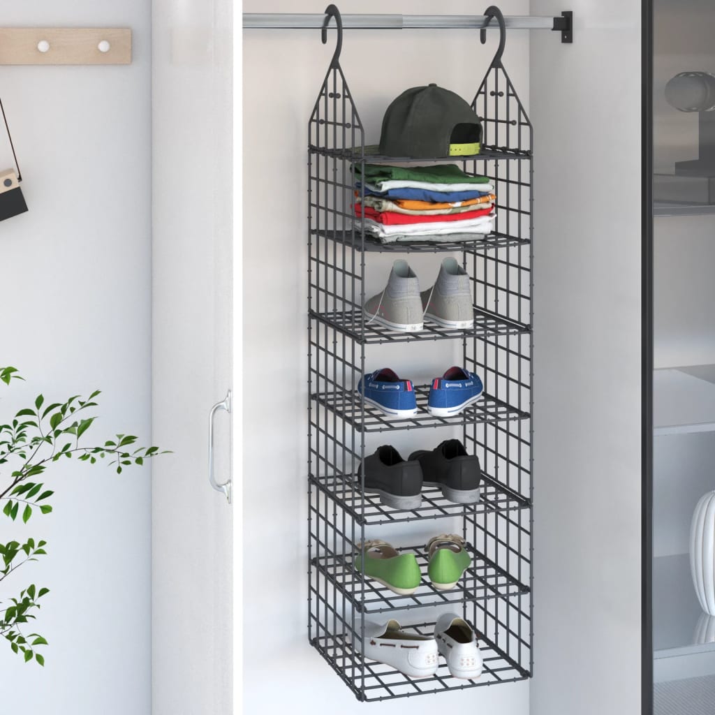 Vidaxl Hängeschrank-Organizer mit 7 Regalen