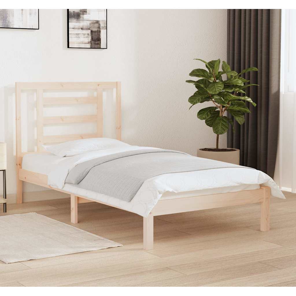 Vidaxl bedframe zonder matras massief grenenhout 90x190 cm