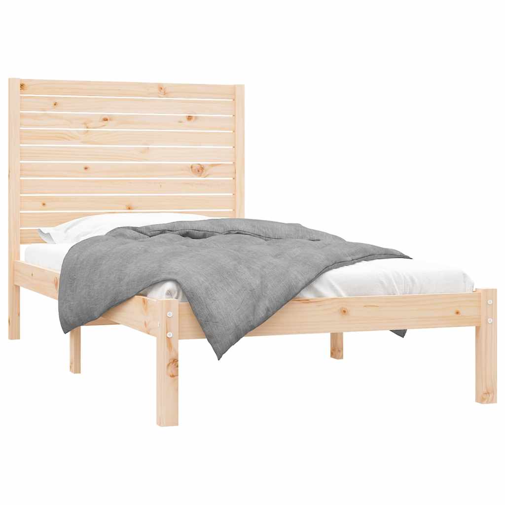 Vidaxl bedframe massief hout 100x200 cm