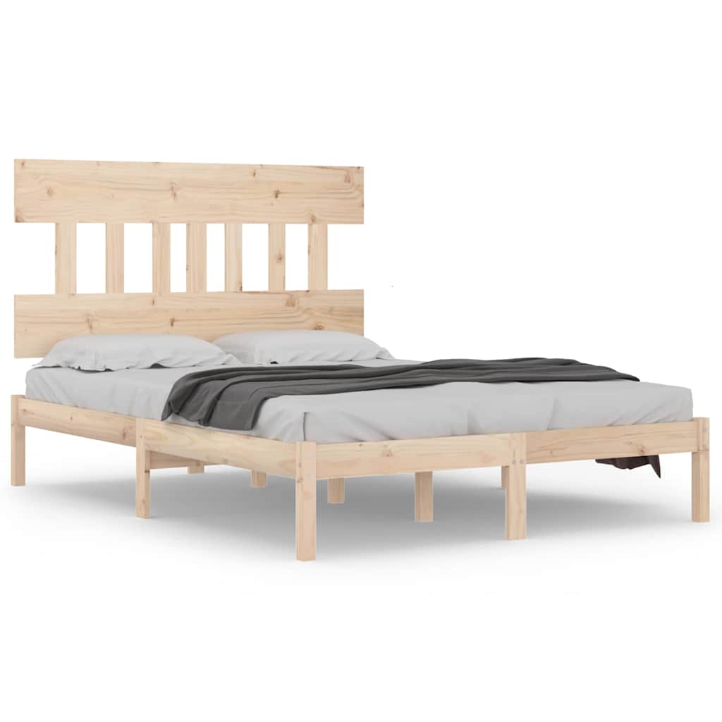 Vidaxl bedframe massief hout 140x200 cm
