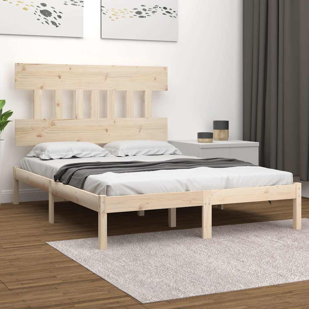 Vidaxl bedframe massief hout 180x200 cm