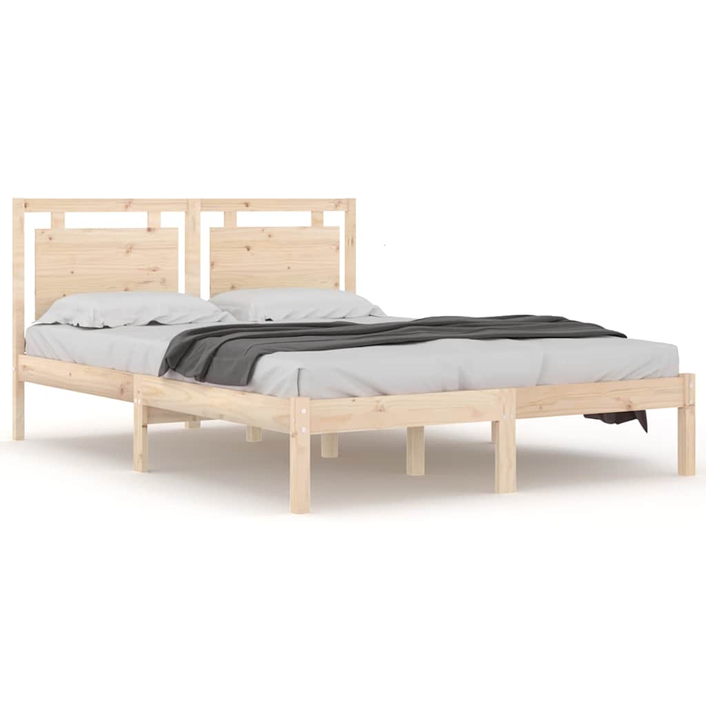 Vidaxl bedframe massief hout 120x190 cm